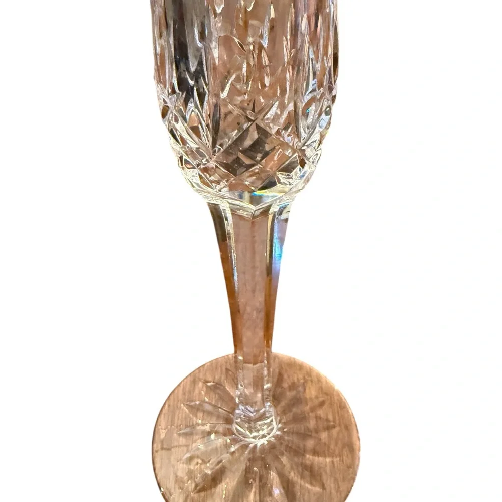 Waterford Crystal Bud Vase – 7” Cut Glass Trumpet Style